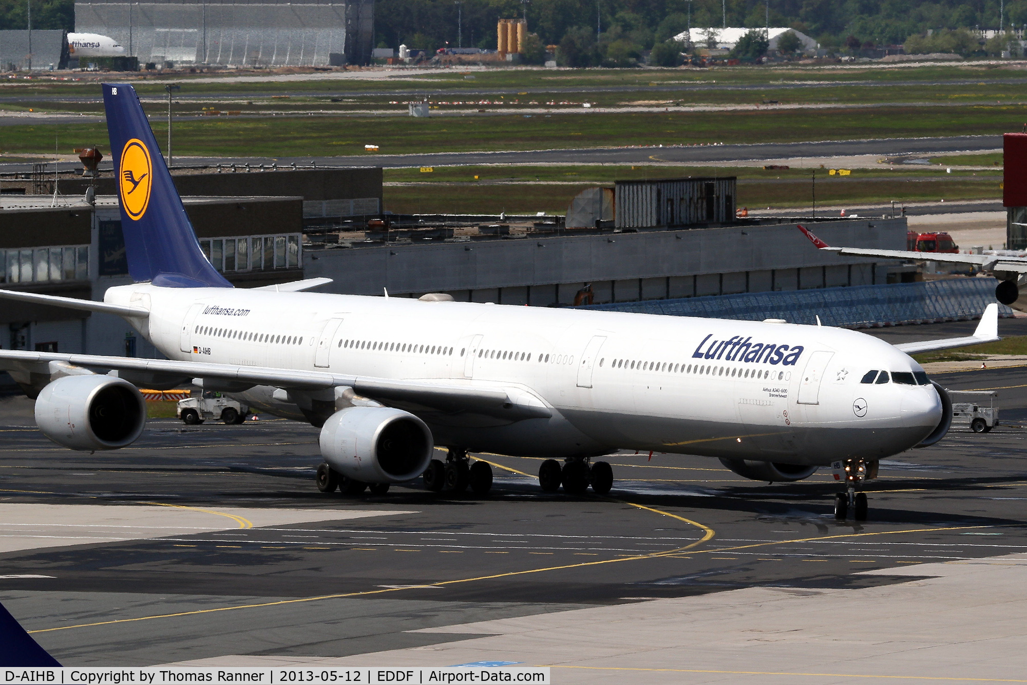 D-AIHB, 2003 Airbus A340-642 C/N 517, Lufthansa A340