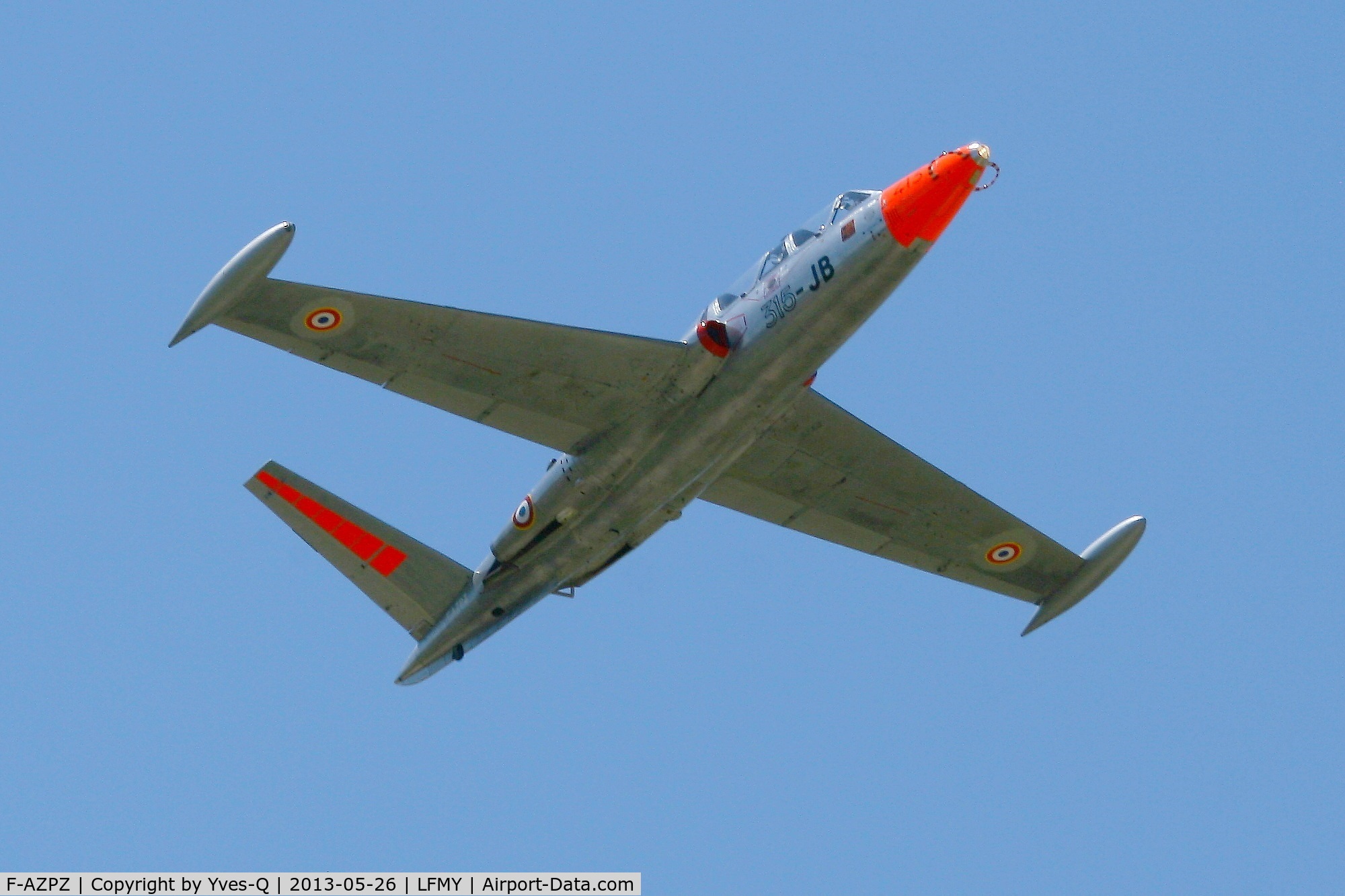 F-AZPZ, 1963 Fouga CM-170 Magister C/N 413, Fouga CM-170 Magister, Salon de Provence Air Base 701 (LFMY)