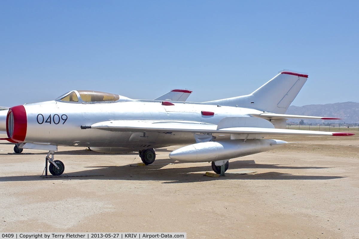 0409, Aero S-105 (MiG-19S) C/N 150409, At March Field Air Museum , Riverside , California