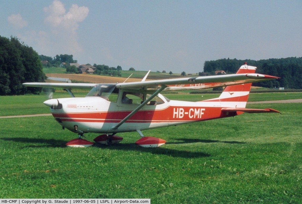 HB-CMF, 1963 Cessna P172D Skyhawk Powermatic C/N P17257154, My last landing in LSP with this a/c