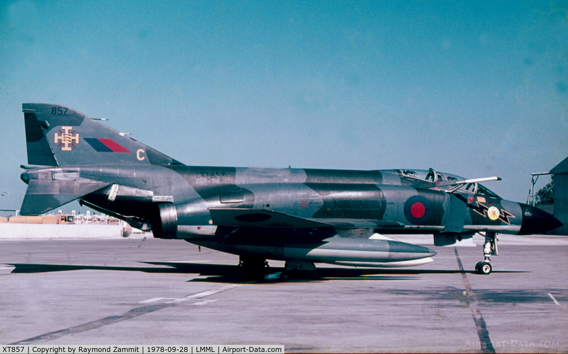 XT857, 1967 McDonnell Douglas Phantom FG1 C/N 2097, F4 Phantom FG1 XT857/C of 111Sqdn RAF