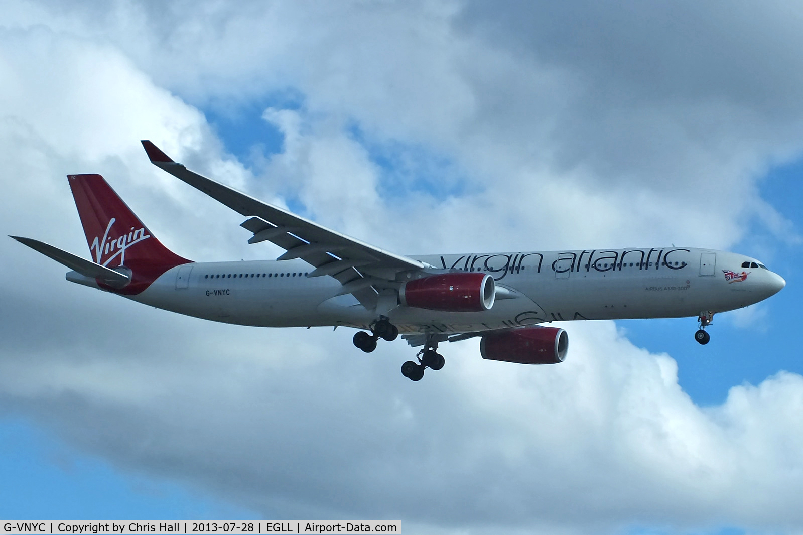 G-VNYC, 2012 Airbus A330-343X C/N 1315, Virgin Atlantic