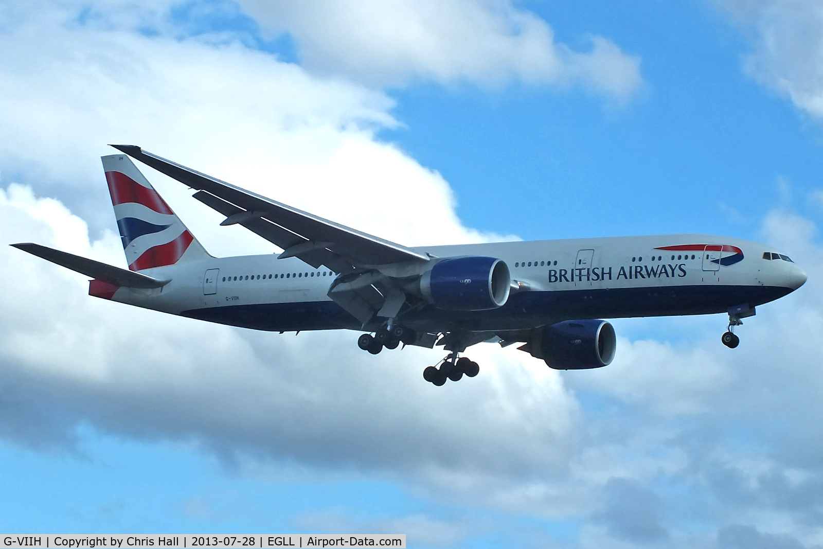 G-VIIH, 1997 Boeing 777-236 C/N 27490, British Airways