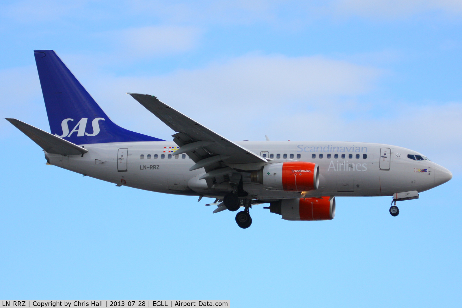 LN-RRZ, 1998 Boeing 737-683 C/N 28295, Scandinavian