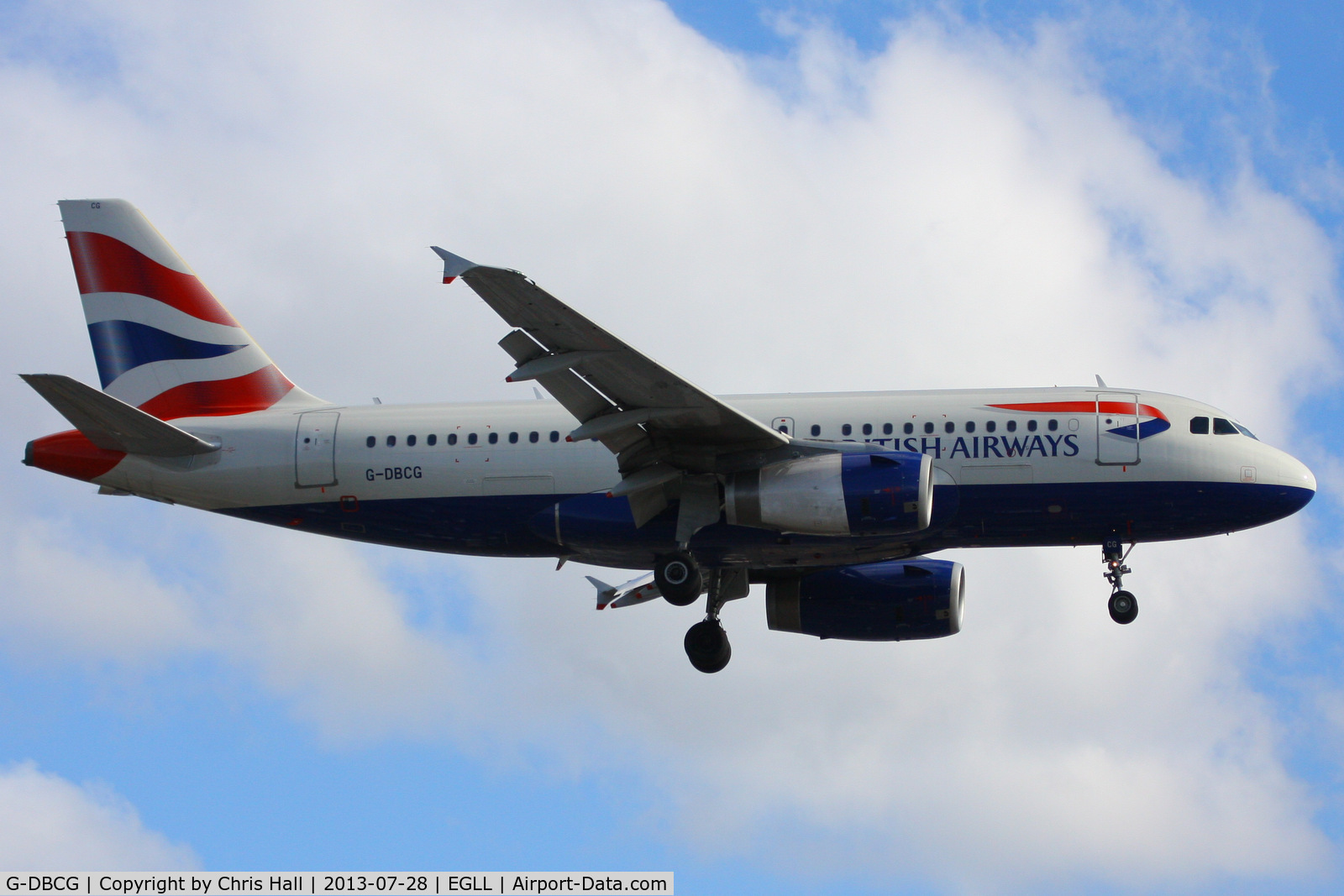 G-DBCG, 2005 Airbus A319-131 C/N 2694, British Airways