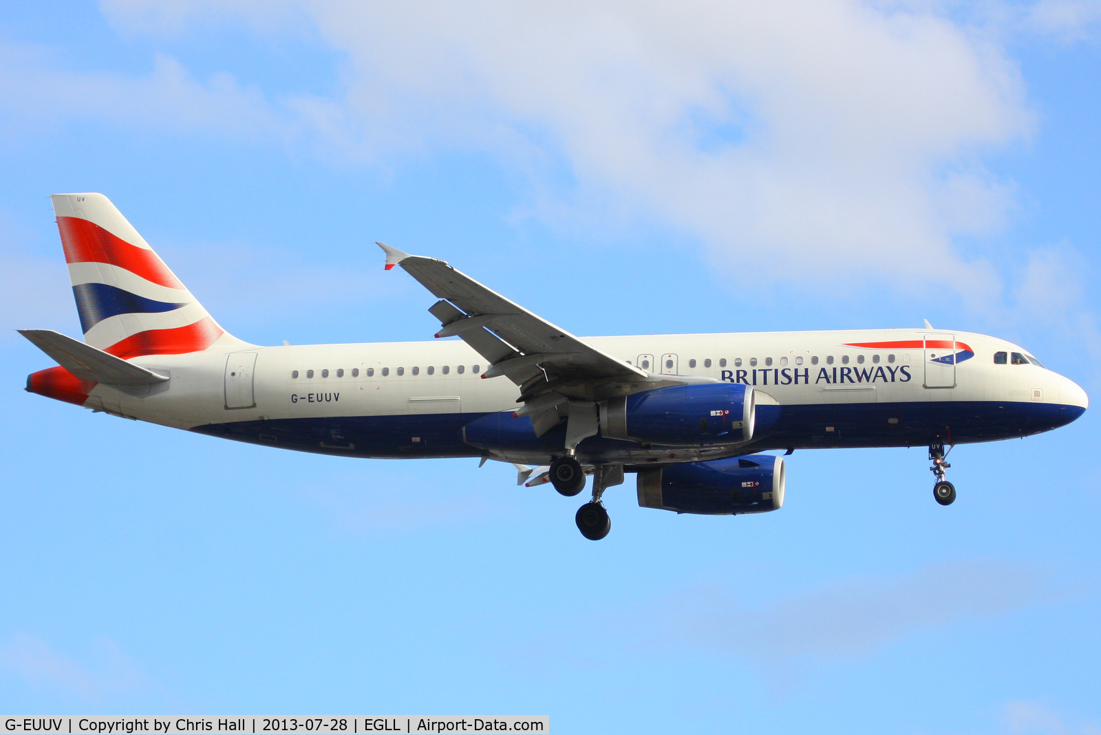 G-EUUV, 2008 Airbus A320-232 C/N 3468, British Airways