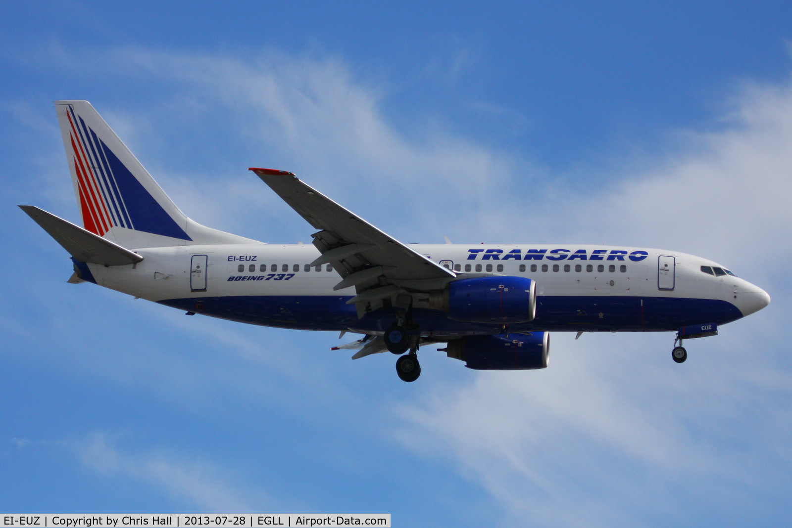 EI-EUZ, 2004 Boeing 737-7Q8 C/N 29355, Transaero Airlines