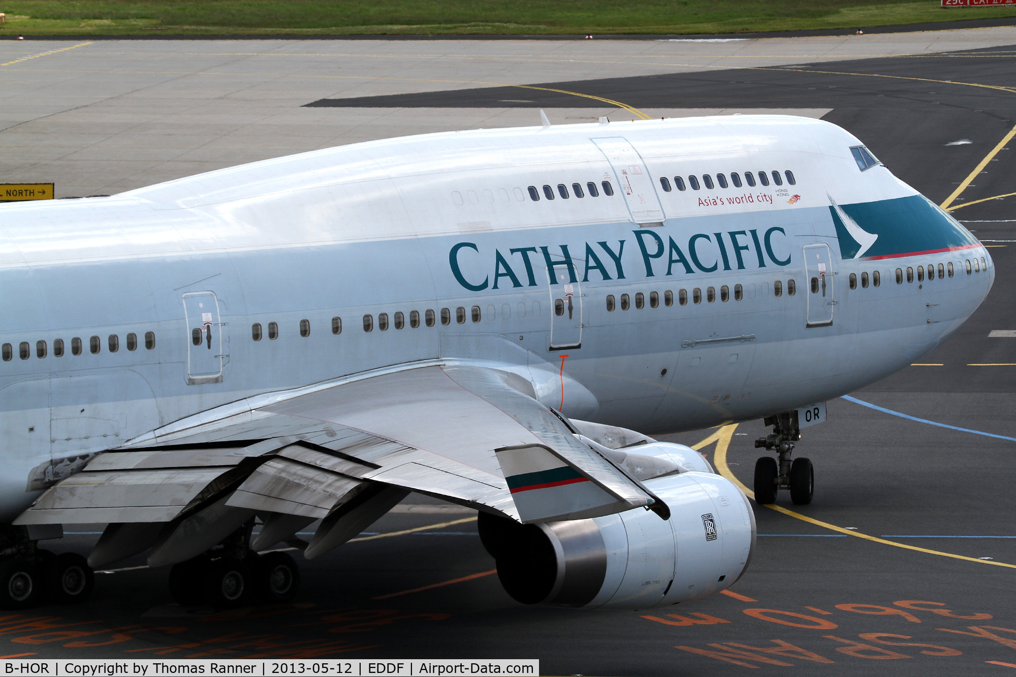 B-HOR, 1990 Boeing 747-467 C/N 24631, Cathay Pacific B747