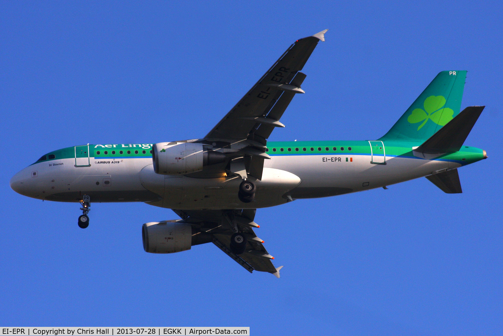 EI-EPR, 2007 Airbus A319-111 C/N 3169, Aer Lingus