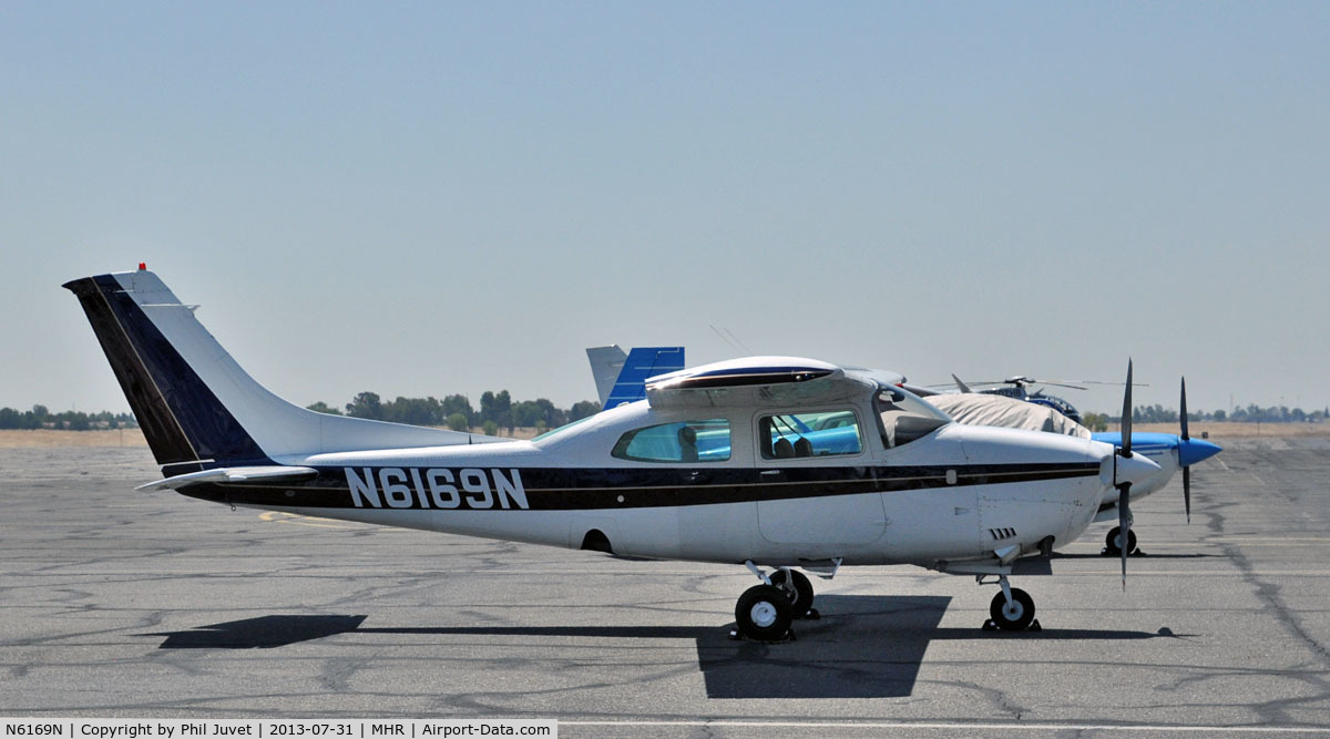 N6169N, 1978 Cessna T210M Turbo Centurion C/N 21062940, Parked at Sacramento Mather Airport, Sacramento, CA.