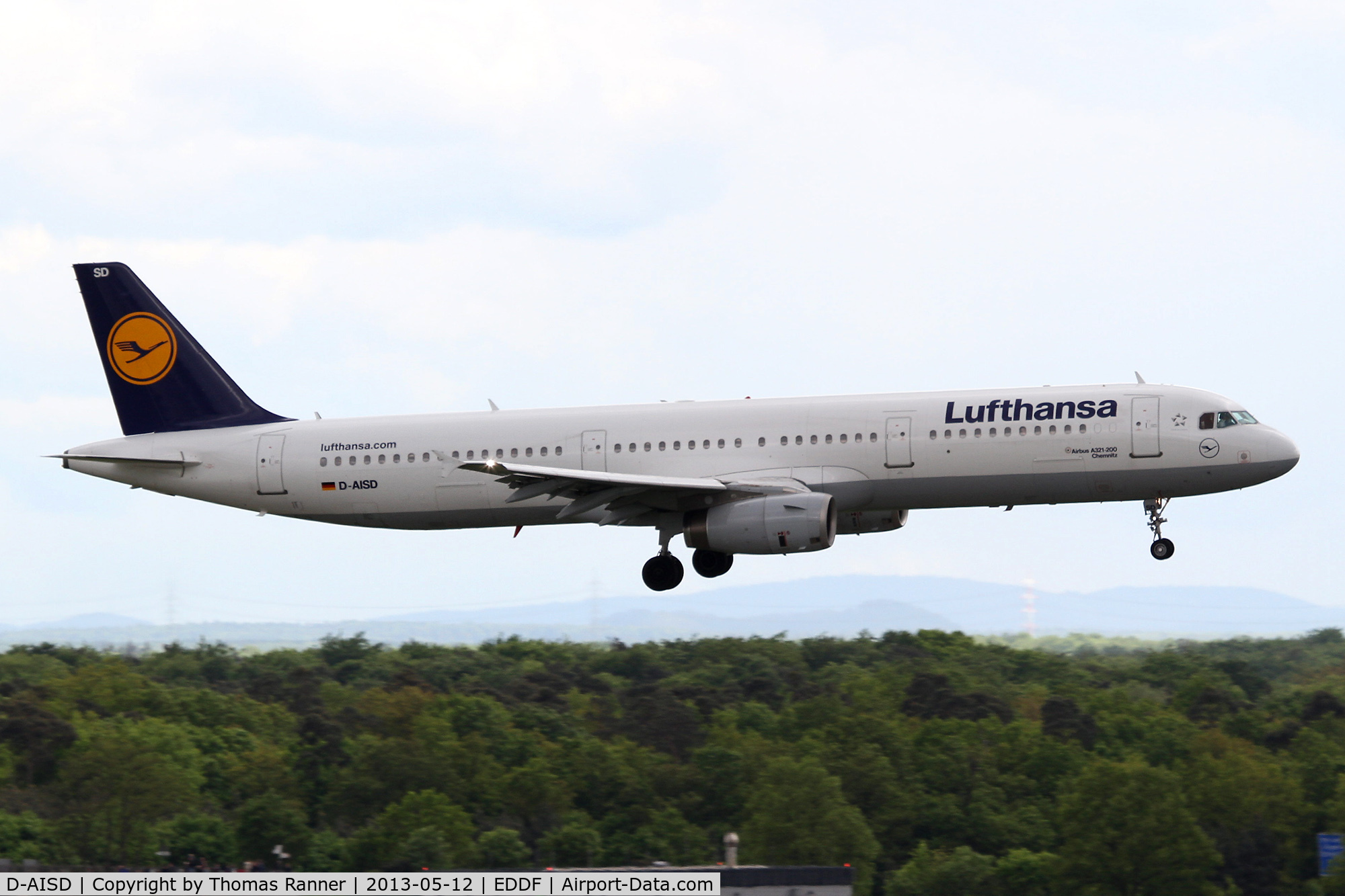 D-AISD, 2000 Airbus A321-231 C/N 1188, Lufthansa A321