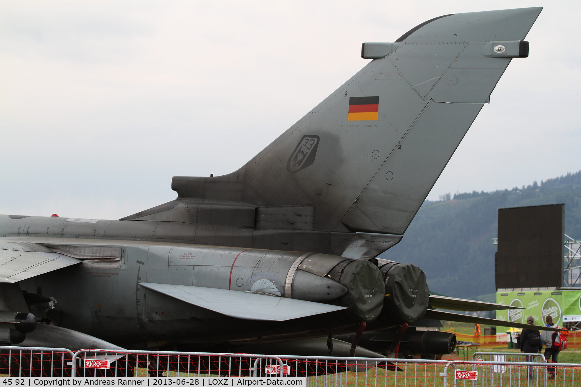 45 92, Panavia Tornado IDS C/N 724/GS233/4292, Germany Air Force Panavia Tornado