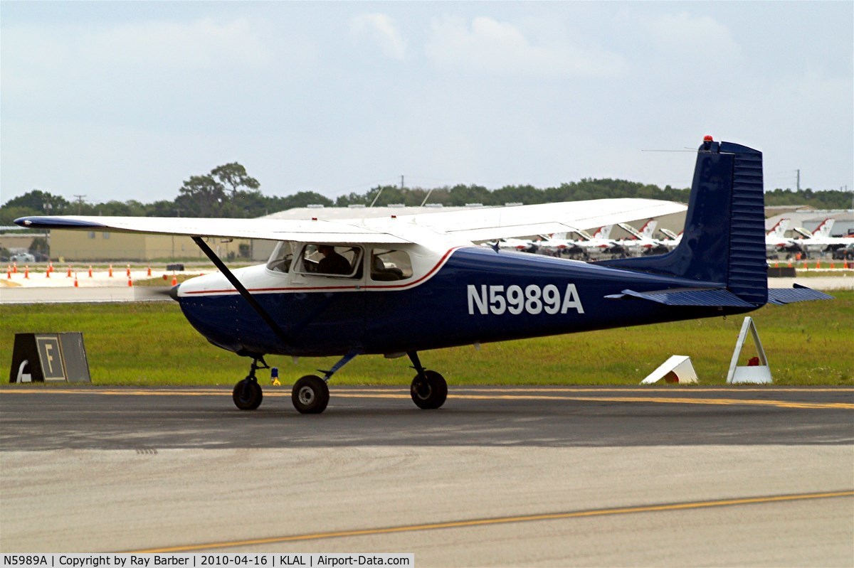N5989A, 1956 Cessna 172 C/N 28589, Cessna 172 [28589] Lakeland-Linder~N 16/04/2010