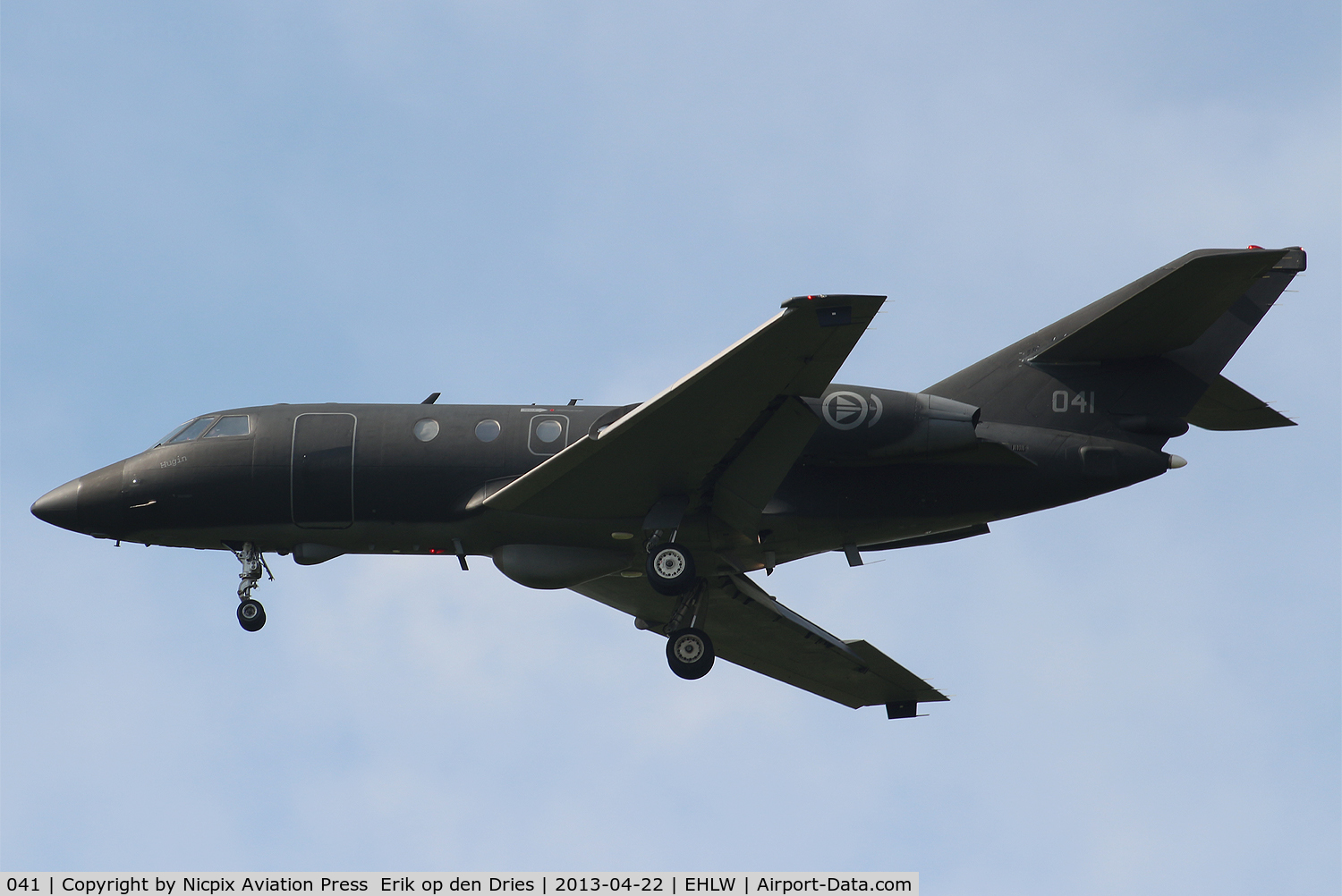 041, 1966 Dassault Falcon 20-5B/ECM C/N 041, Norwegian AF Falcon 20 is used for Electronic Warfare