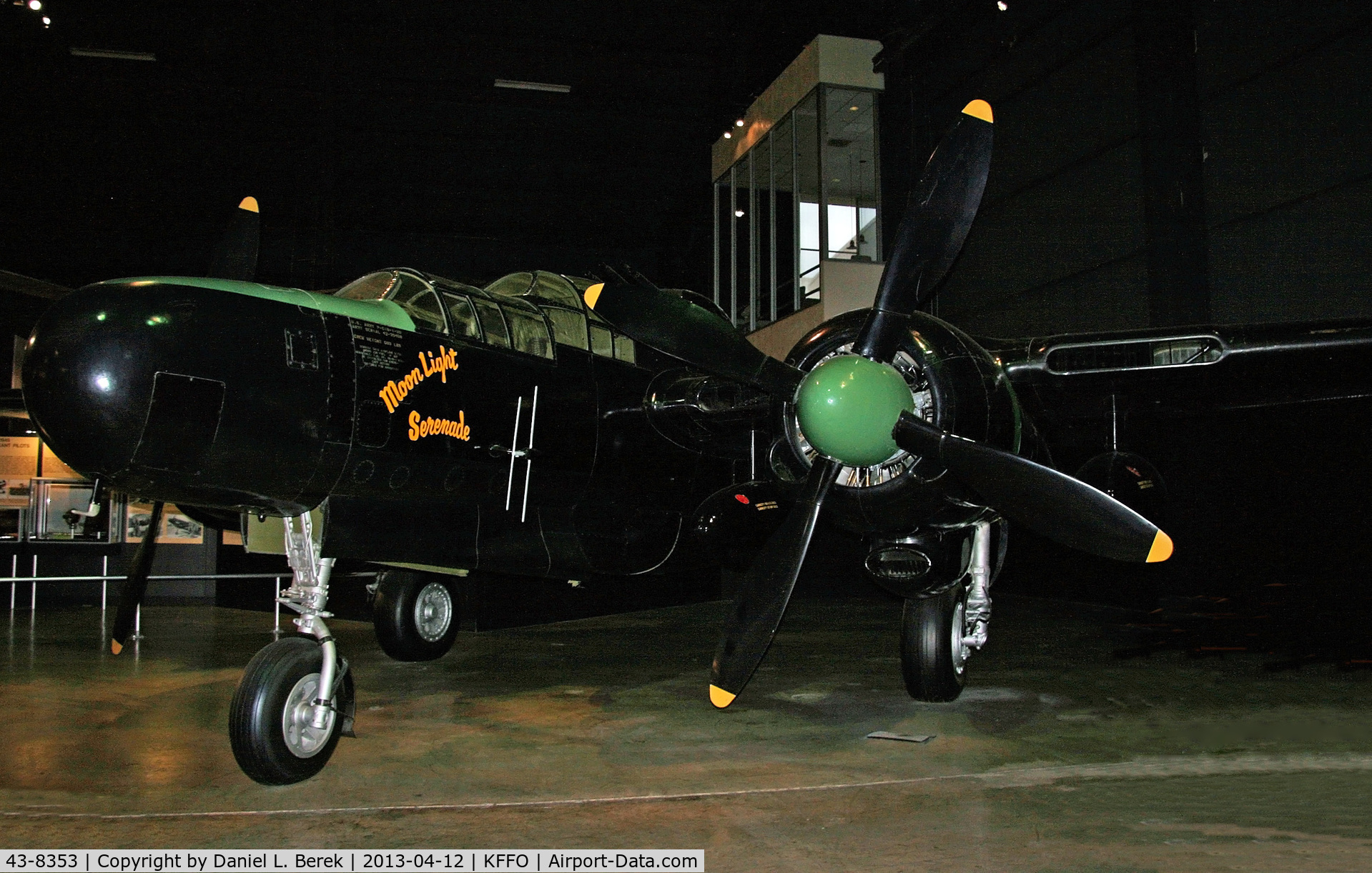 43-8353, 1943 Northrop P-61B Black Widow C/N 1407, This aircraft has been painted to represent 42-39468.
