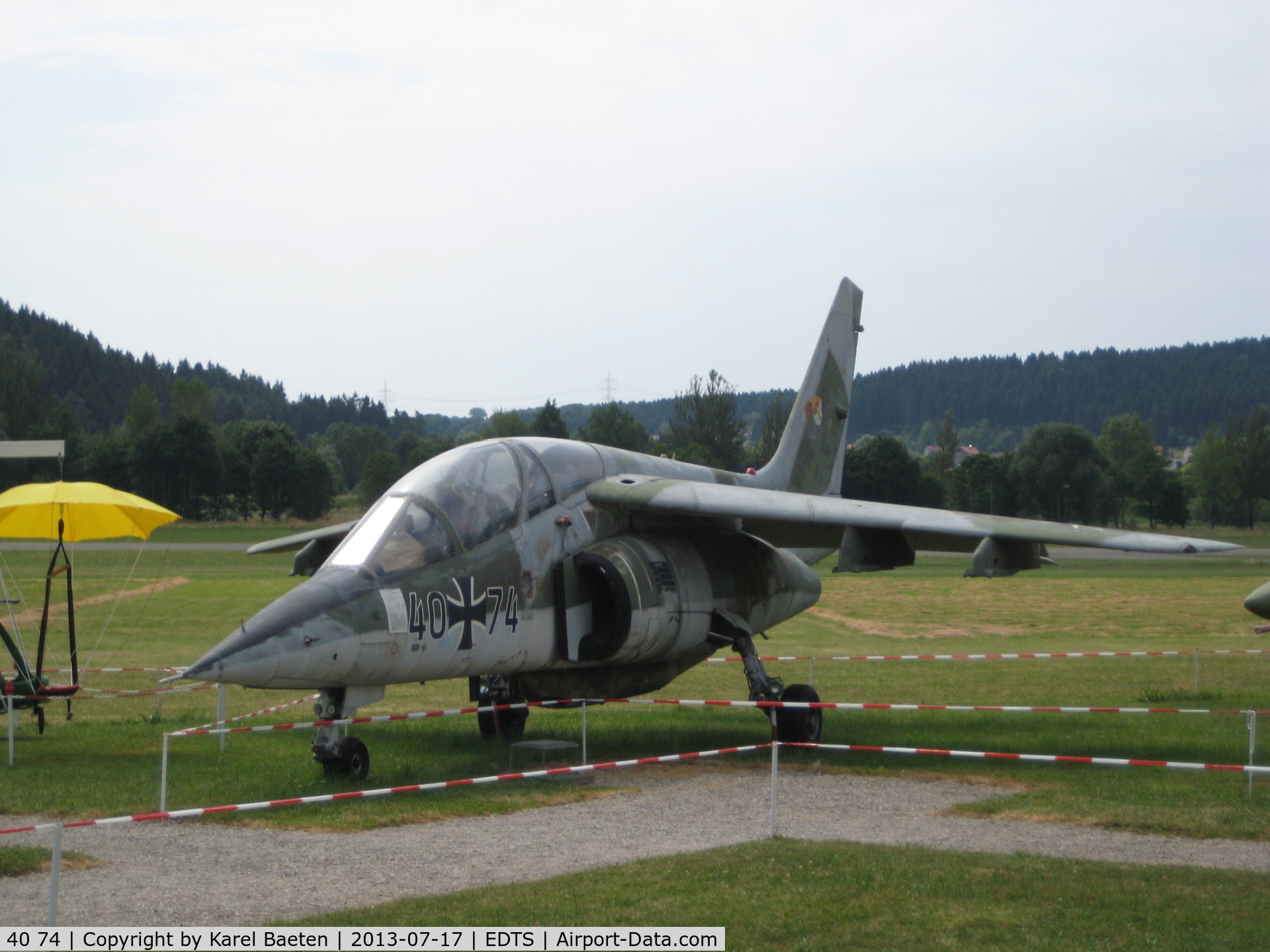 40 74, Dassault-Dornier Alpha Jet A C/N 0074, shot at a private museum @Villingen-Schwenningen, Germany