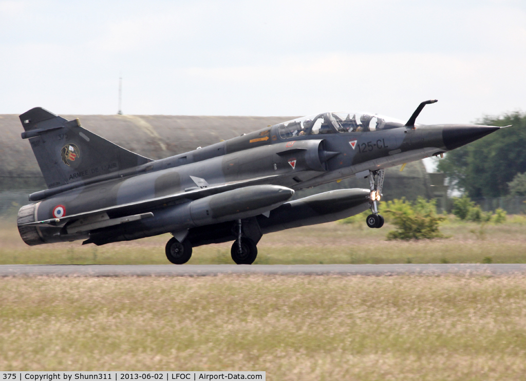 375, Dassault Mirage 2000N C/N 375, Used as a demo during LFOC Open Day 2013 with Ramex Delta...