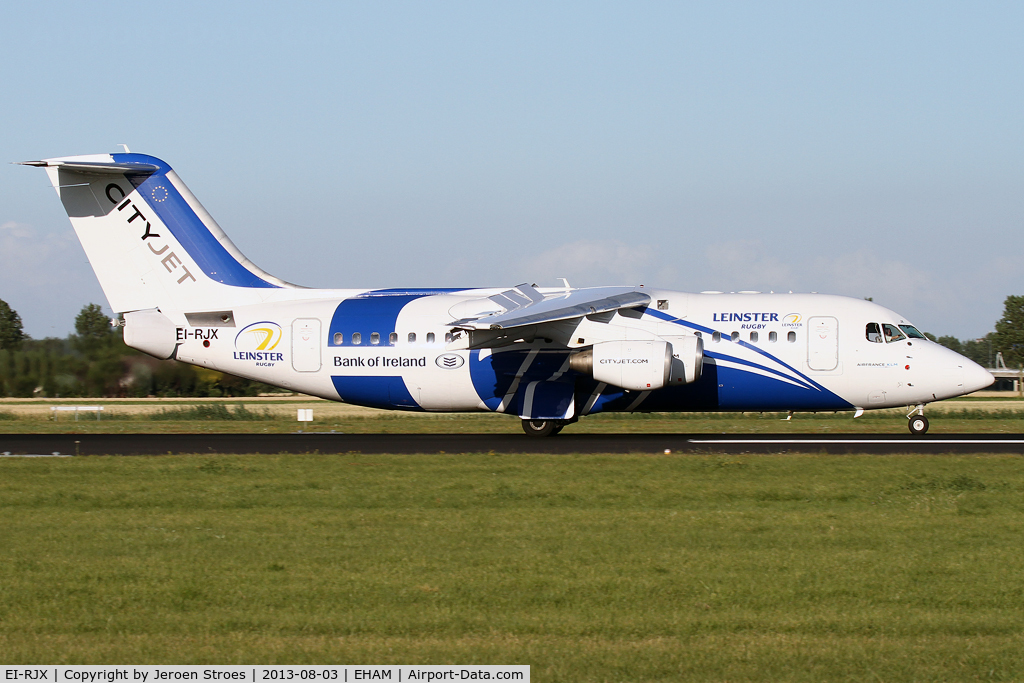 EI-RJX, 2000 BAe Systems Avro 146-RJ85A C/N E.2372, @ Schiphol