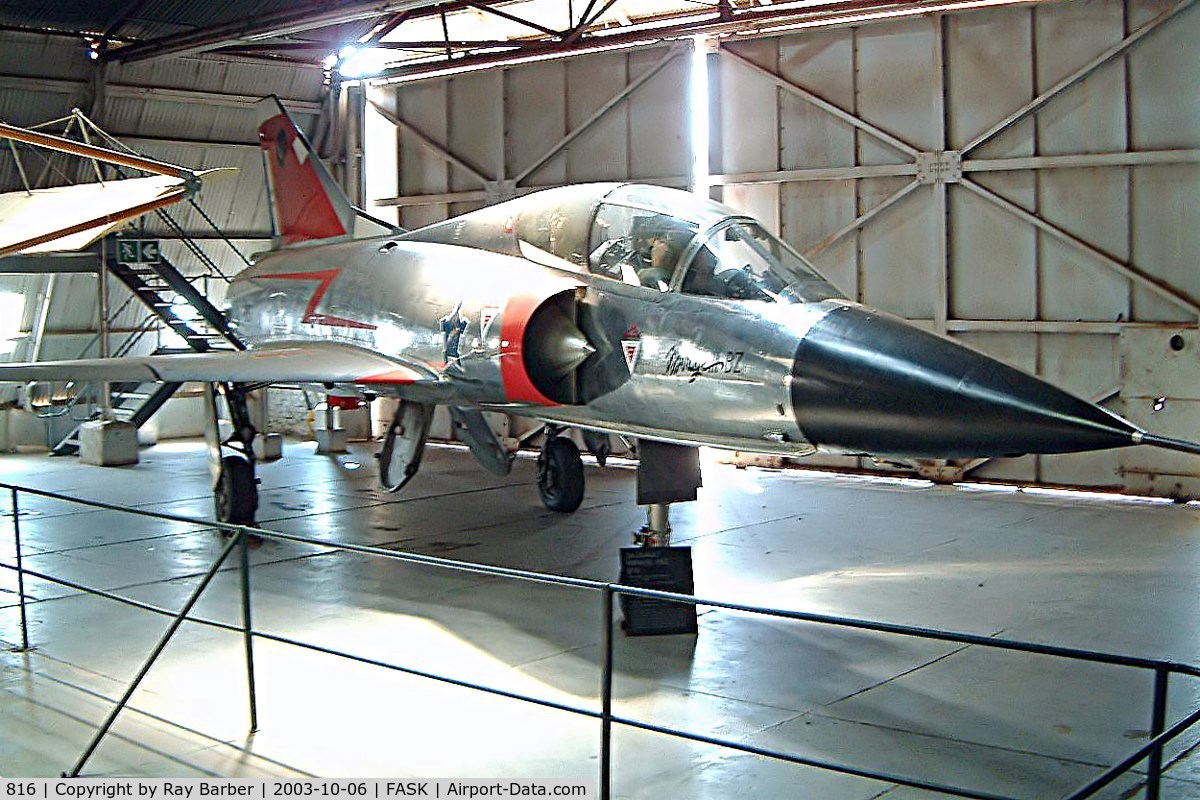 816, Dassault Mirage IIIBZ C/N 228, Dassault Mirage IIIBZ [228] (South African Air Force) Swartkop~ZS 06/10/2003