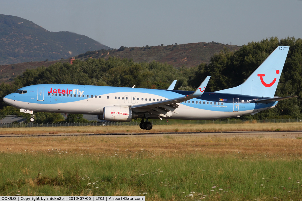 OO-JLO, 2007 Boeing 737-8K5 C/N 34692, Landing