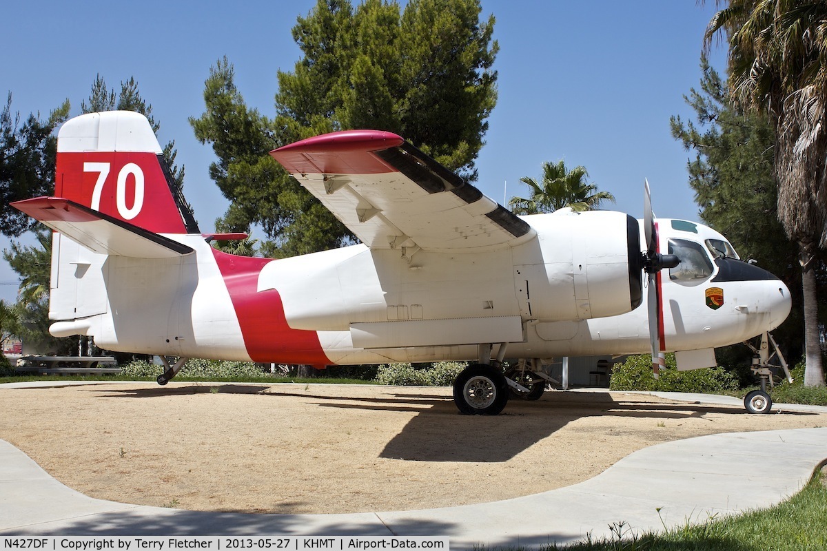 N427DF, 2001 Marsh Aviation S-2F3AT C/N 153570, At Hemet Ryan Airport  , California