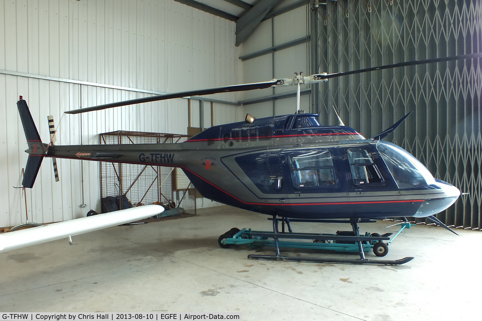 G-TFHW, 1980 Bell 206B JetRanger III C/N 3179, Fly Heli Wales