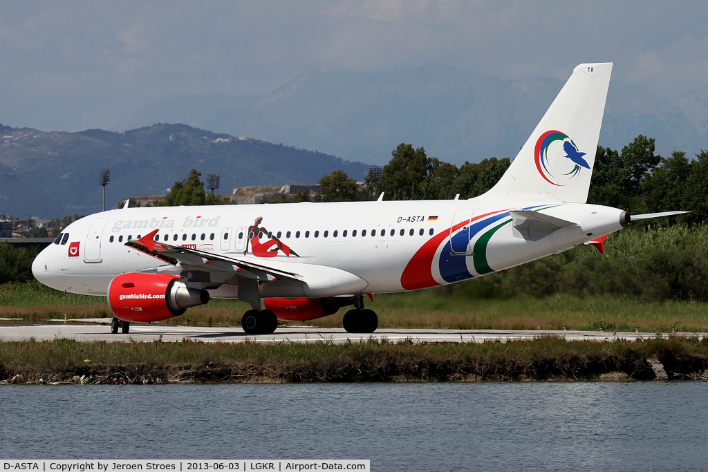 D-ASTA, 2011 Airbus A319-112 C/N 4663, Gambia livery
