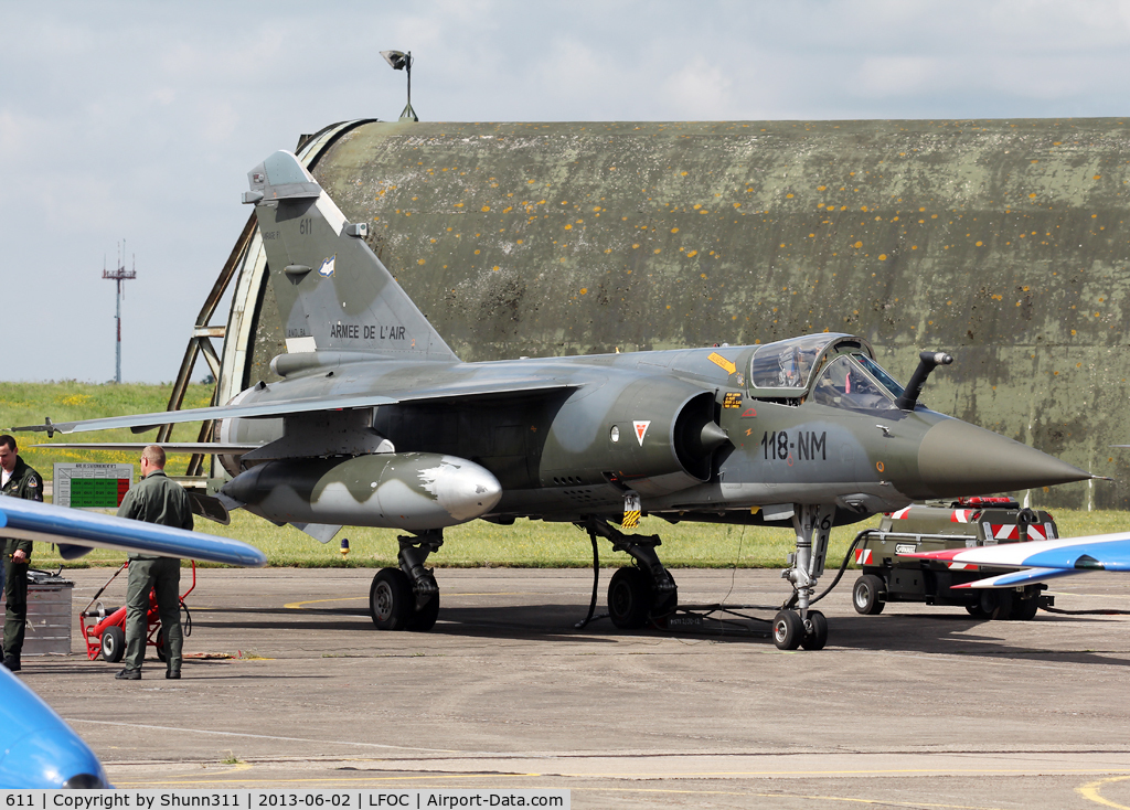 611, Dassault Mirage F.1CR C/N 611, Used as a demo during LFOC Open Day 2013...