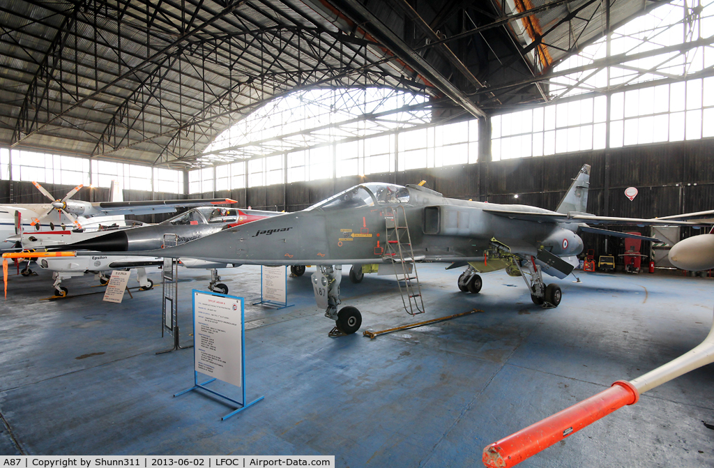 A87, Sepecat Jaguar A C/N A87, Preserved in Canopee Museum and seen during LFOC Open Day 2013...