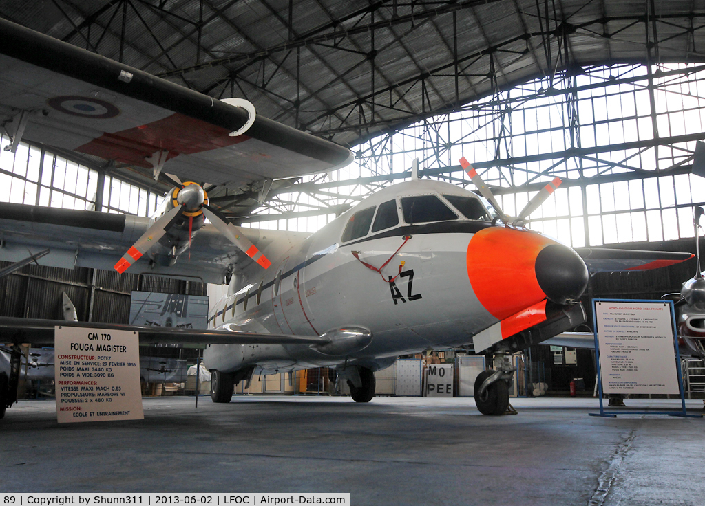 89, Aerospatiale N-262D-51 Fregate C/N 89, Preserved in Canopee Museum and seen during LFOC Open Day 2013...