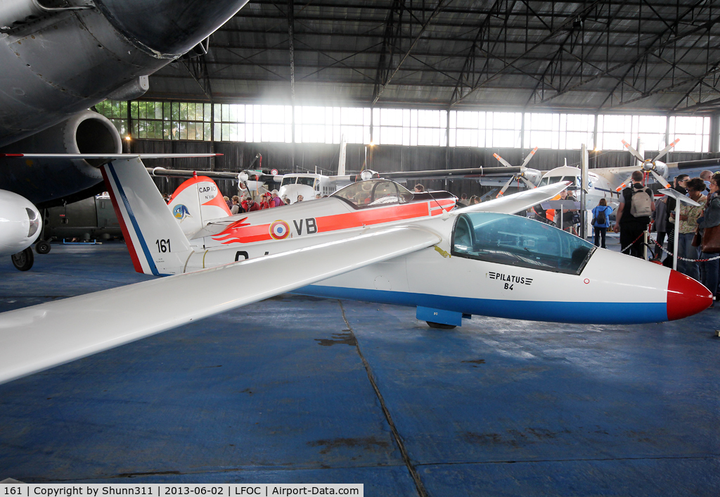 161, 1974 Pilatus B4-PC11 C/N 161, Preserved in Canopee Museum and seen during LFOC Open Day 2013...