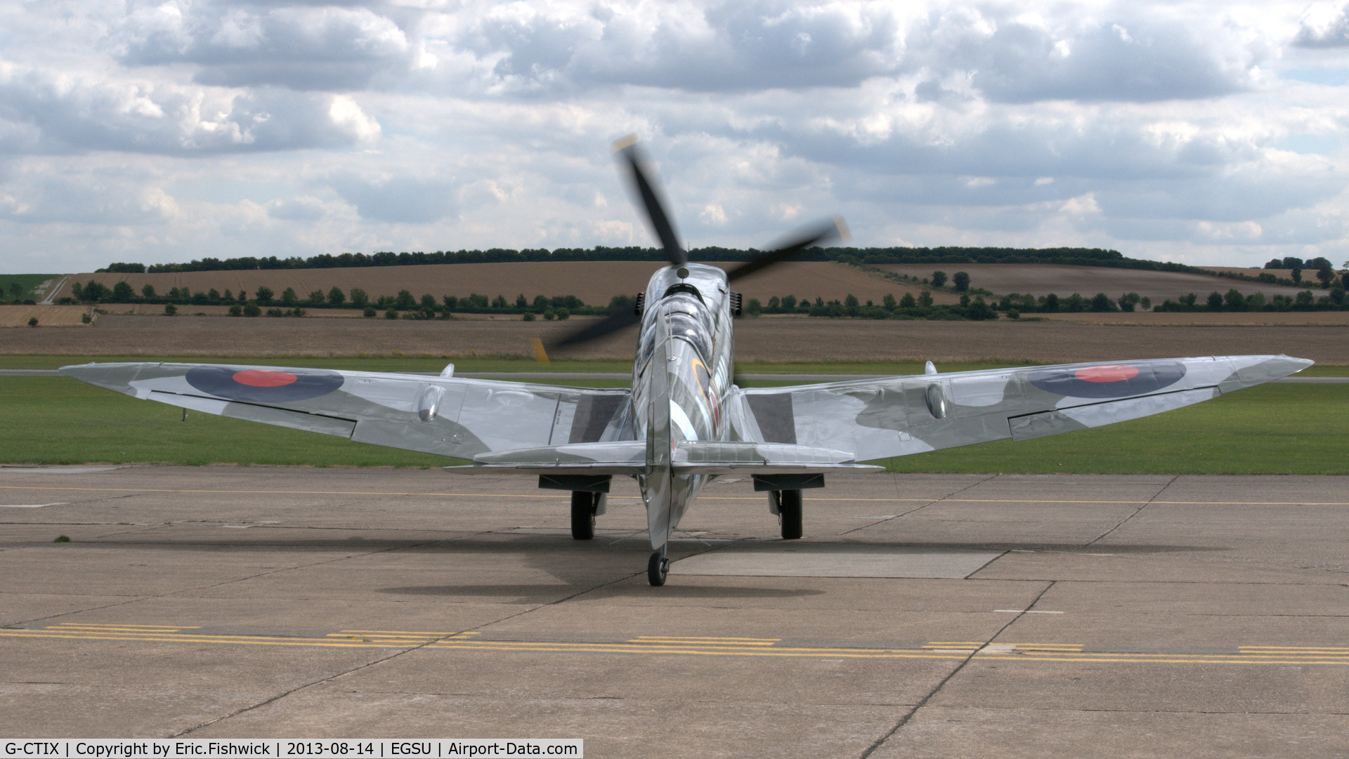 G-CTIX, 1944 Supermarine 509 Spitfire TR.IX (HF.IXe) C/N Not found G-CTIX, 5. PT462 at Duxford Airfield.