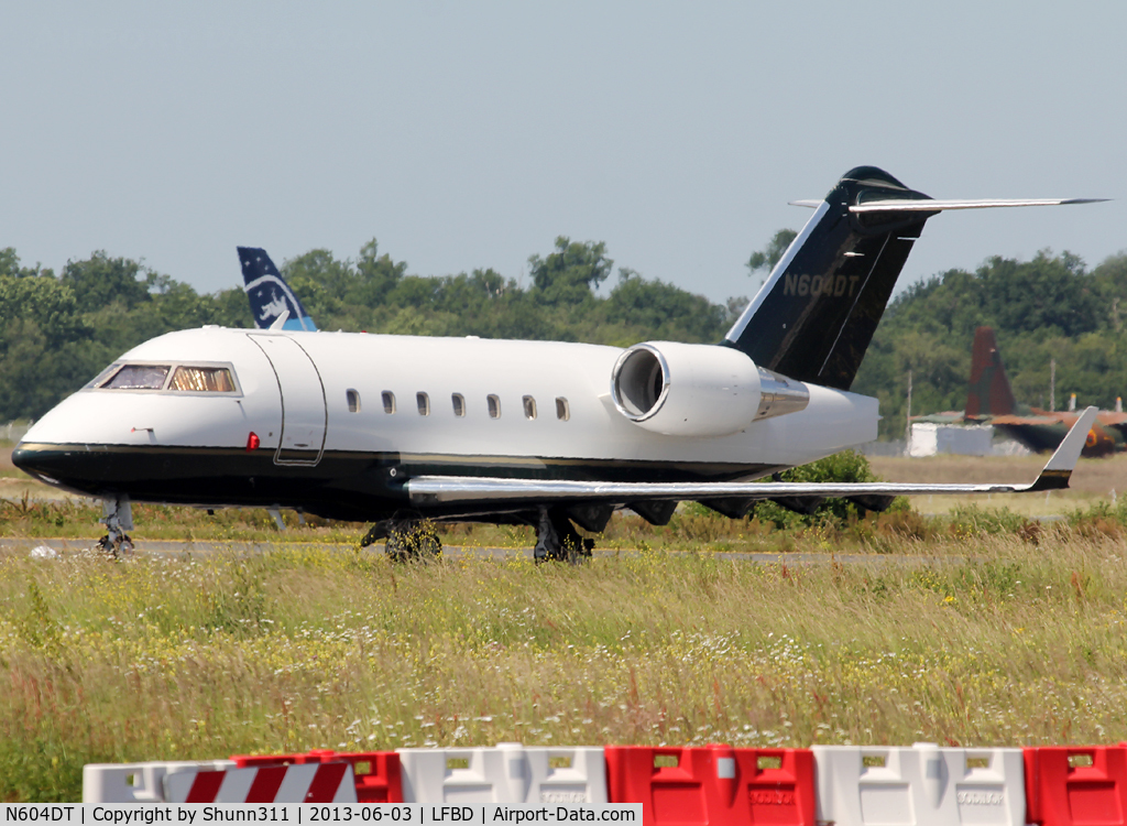 N604DT, 2005 Bombardier Challenger 604 (CL-600-2B16) C/N 5627, Parked at the General Aviation area...