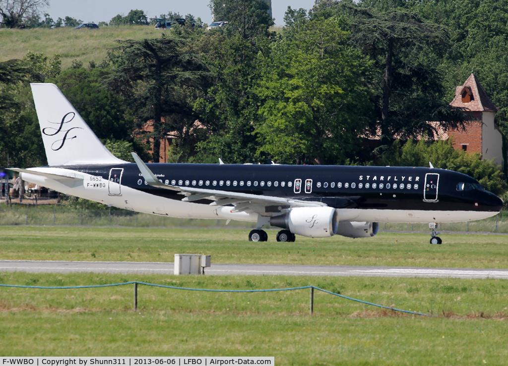 F-WWBO, 2013 Airbus A320-214 C/N 5652, C/n 5652 - To be JA20MC and first with sharklet for this company