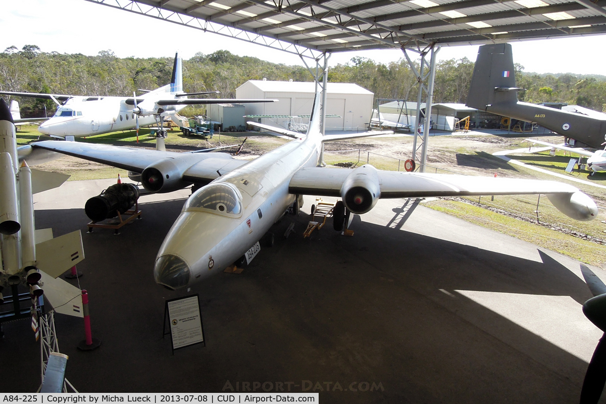 A84-225, 1955 English Electric Canberra B.20 C/N 25, At the Queensland Air Museum, Caloundra