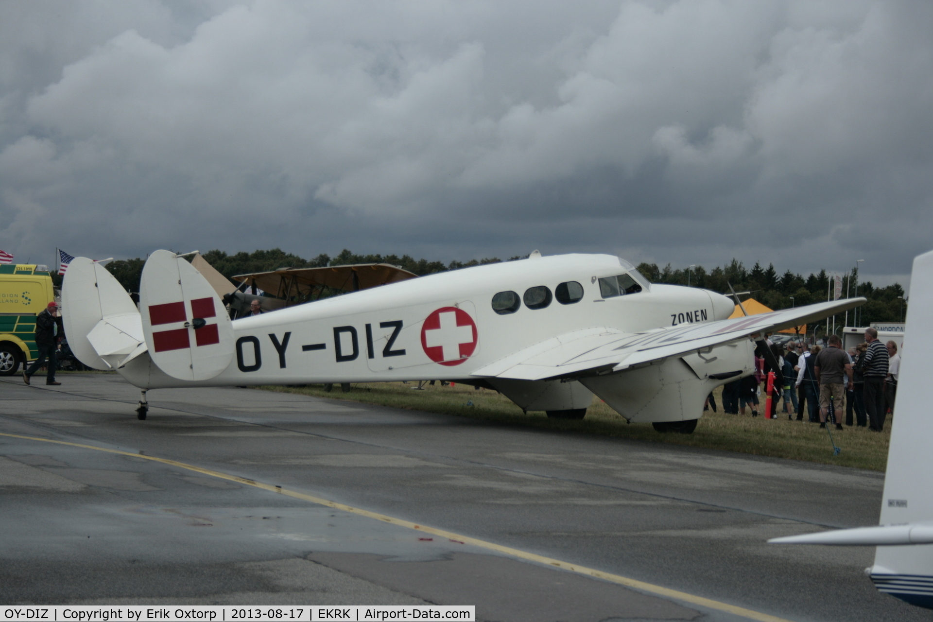 OY-DIZ, 1944 SAI KZ IV C/N 43, OY-DIZ at the Roskilde Airshow 2013