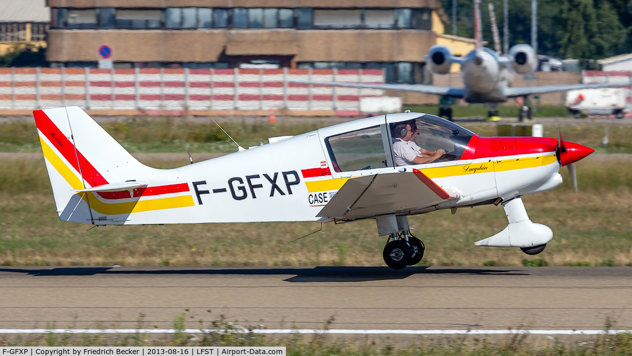 F-GFXP, Robin DR-400-120 C/N 1771, departure from Strasbourg
