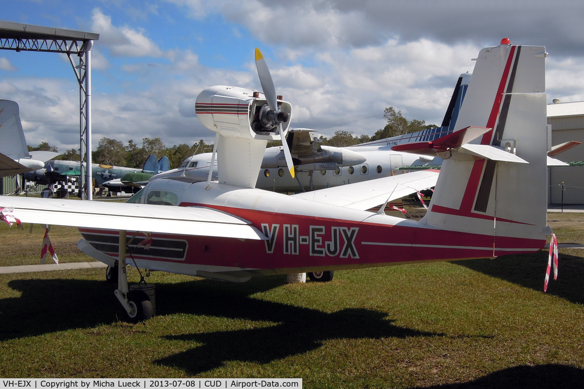 VH-EJX, 1974 Lake LA-4-200 Buccaneer C/N 596, At the Queensland Air Museum, Caloundra