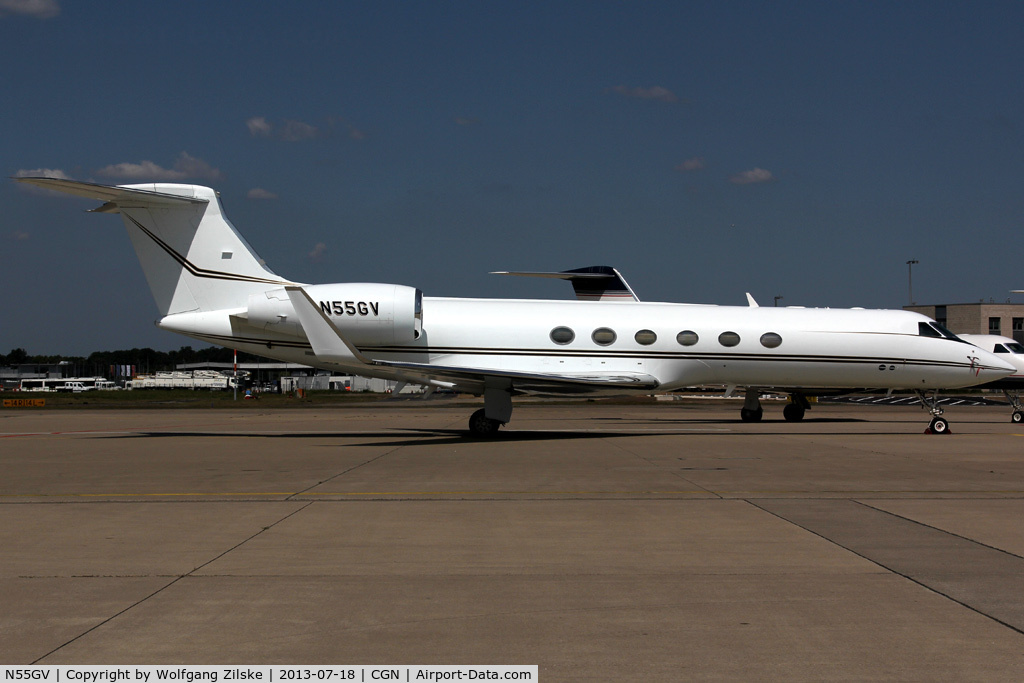N55GV, 1997 Gulfstream Aerospace G-V C/N 515, visitor