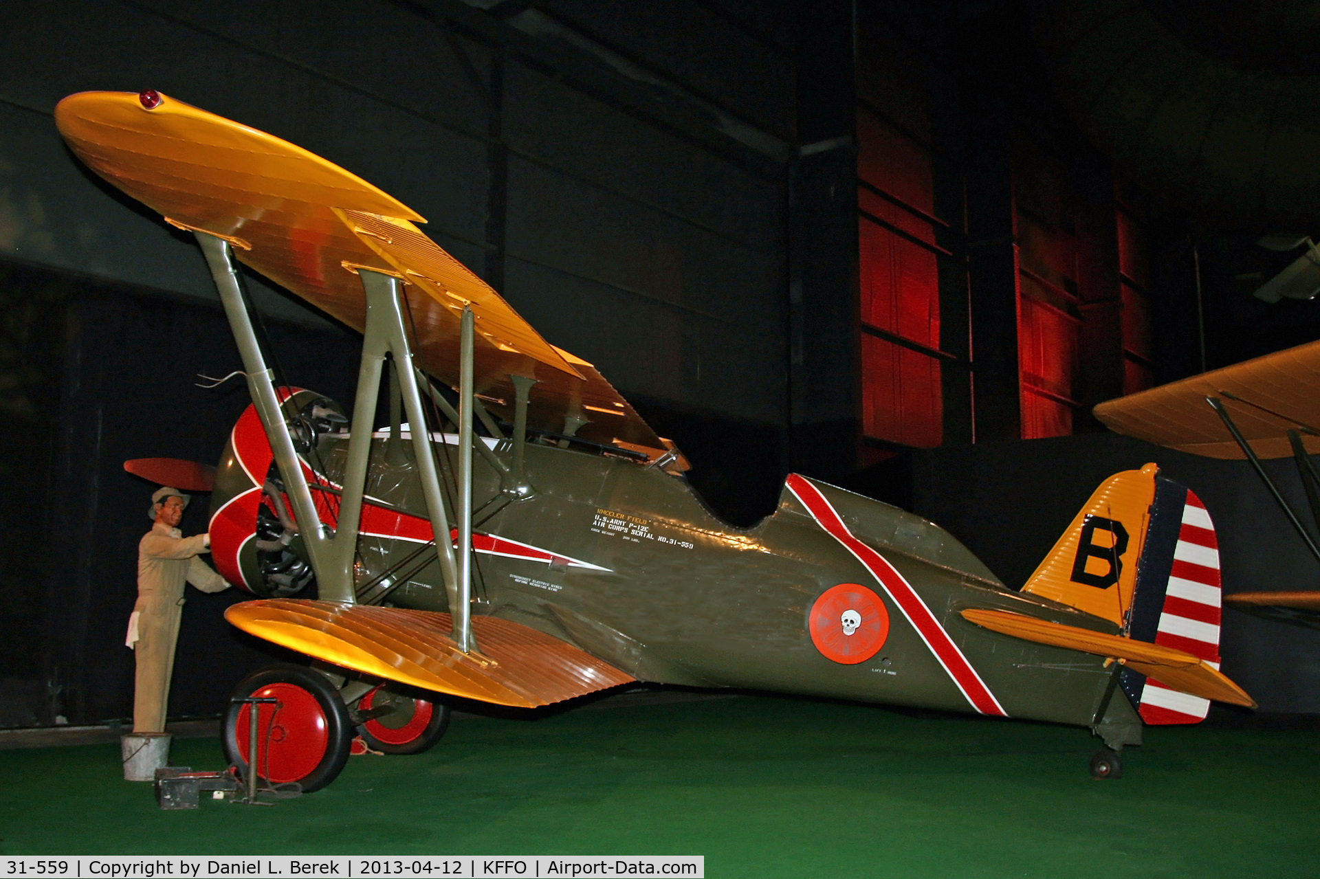 31-559, 1931 Boeing P-12E C/N 1488, The P-12 was one of the most successful U.S. interwar fighers.