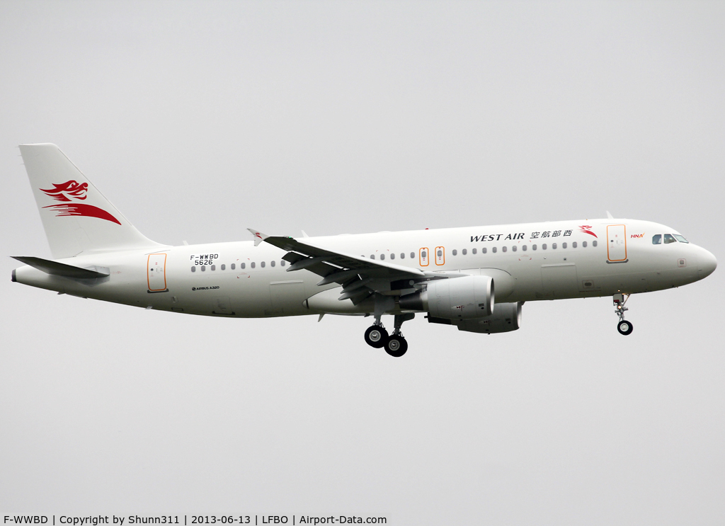 F-WWBD, 2013 Airbus A320-214 C/N 5626, C/n 5626 - To be B-9949