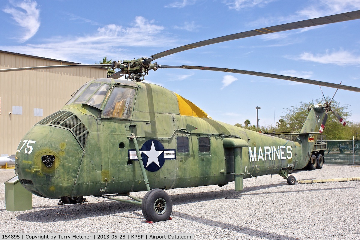 154895, Sikorsky UH-34D Seahorse C/N 58-1805, Displayed at the Palm Springs Air Museum , California