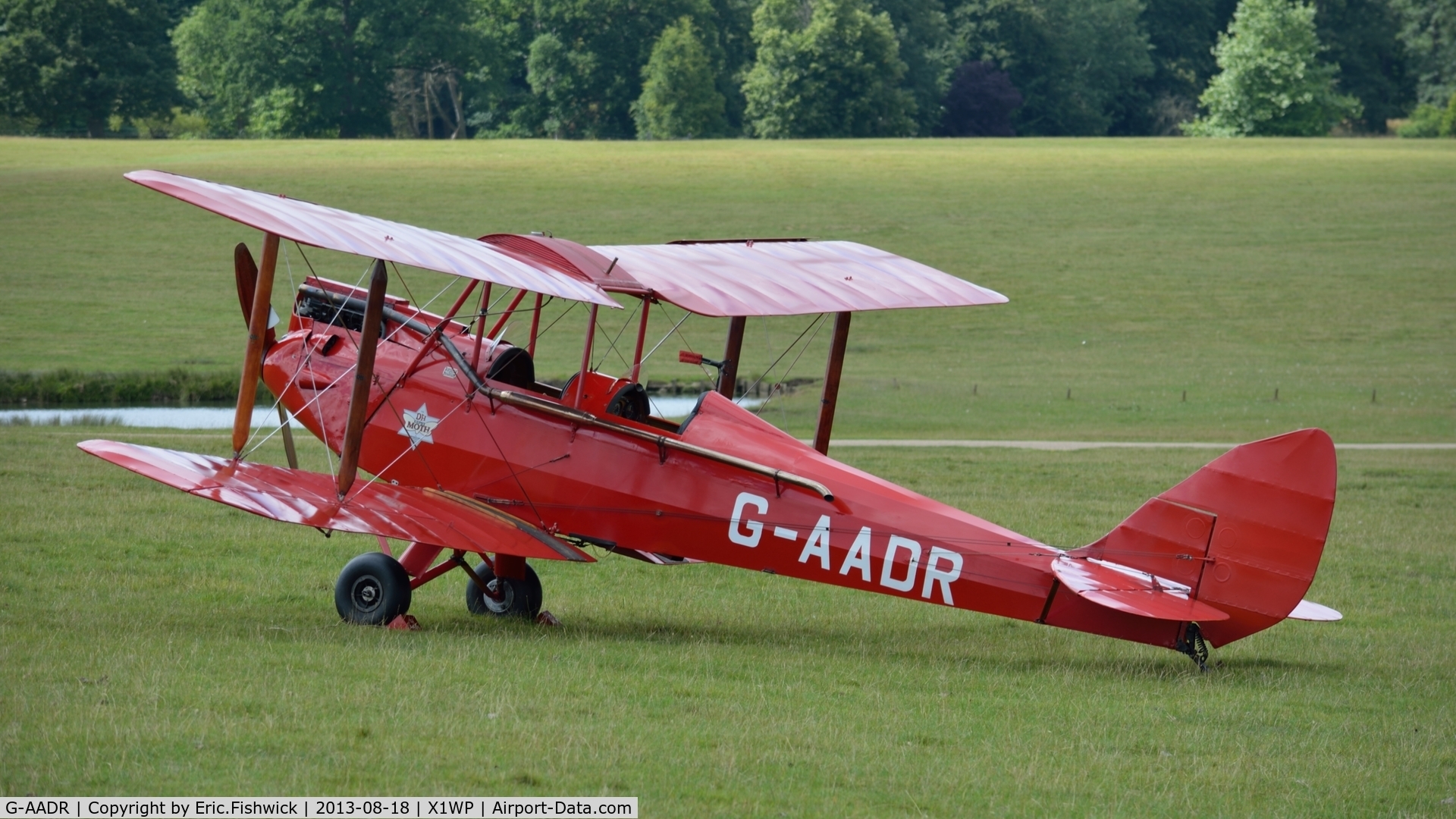 G-AADR, 1929 De Havilland DH-60GM Gipsy Moth C/N 138, 1. G-AADR at The 28th. International Moth Rally at Woburn Abbey, Aug. 2013.
