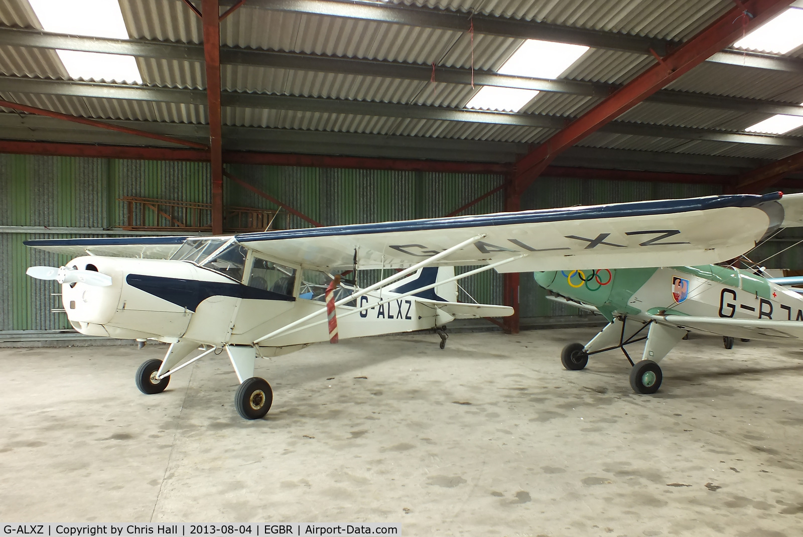 G-ALXZ, 1944 Taylorcraft Auster Mk.5/150 C/N 1082, at Breighton's Summer Fly-in