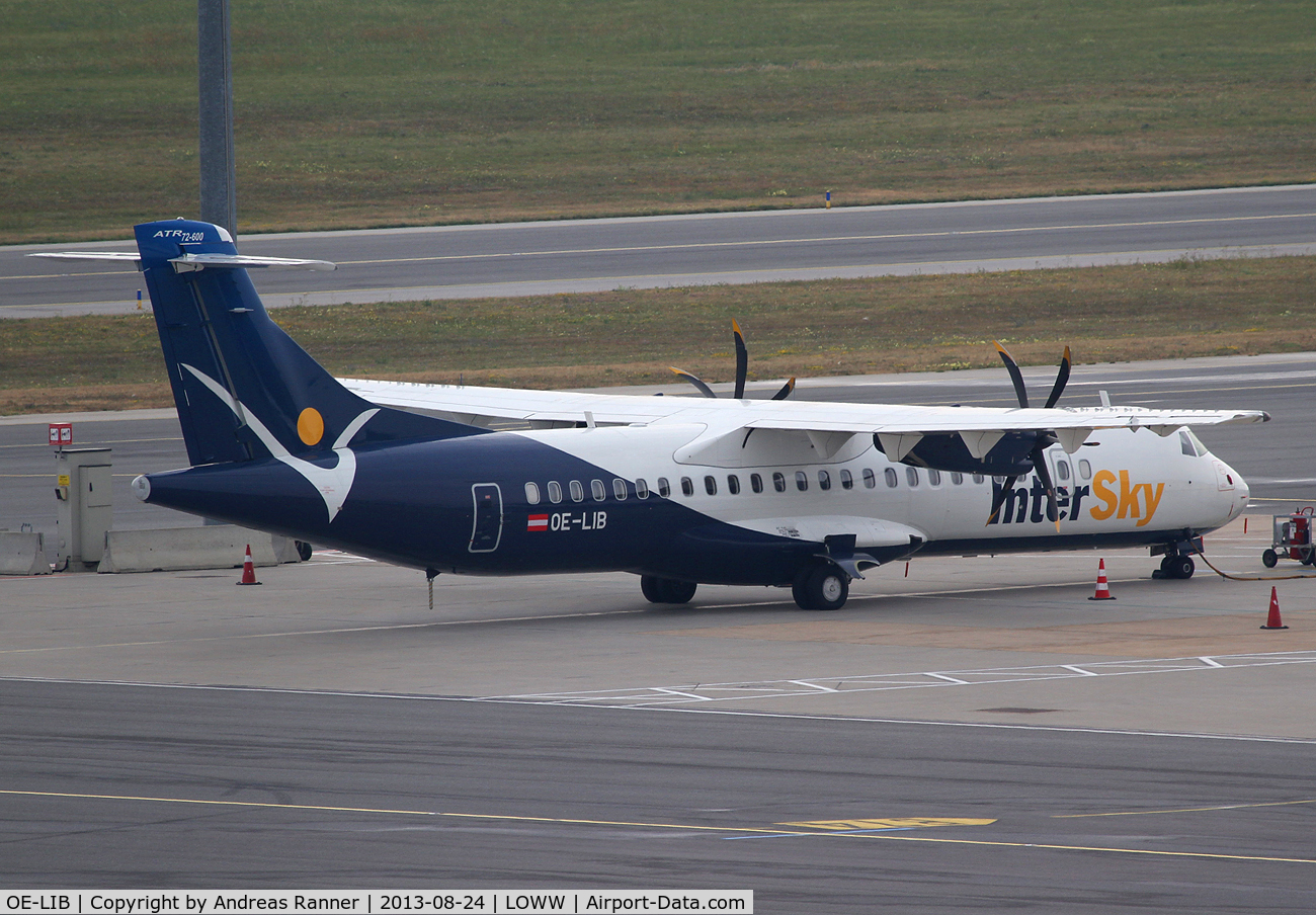 OE-LIB, 2012 ATR N700SV C/N 1038, Intersky ATR 72