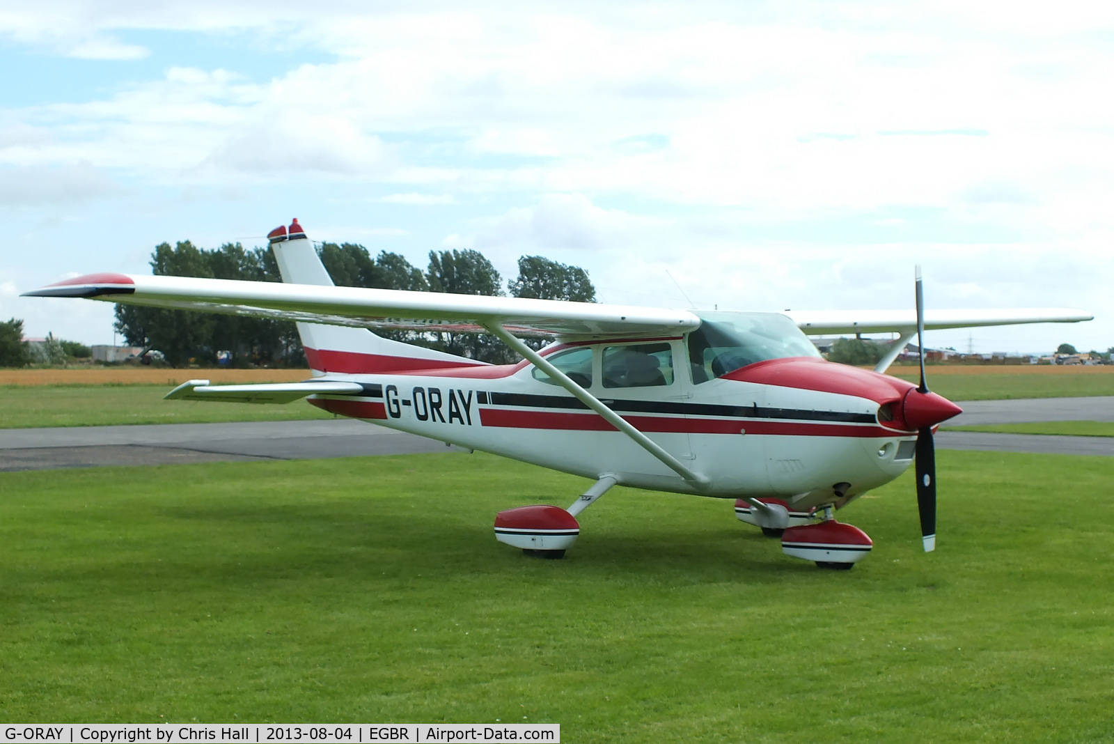 G-ORAY, 1980 Reims F182Q Skylane C/N 0132, at Breighton's Summer Fly-in