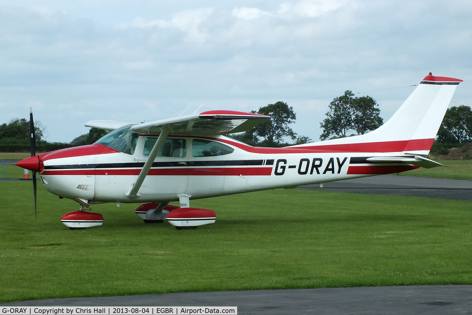 G-ORAY, 1980 Reims F182Q Skylane C/N 0132, at Breighton's Summer Fly-in