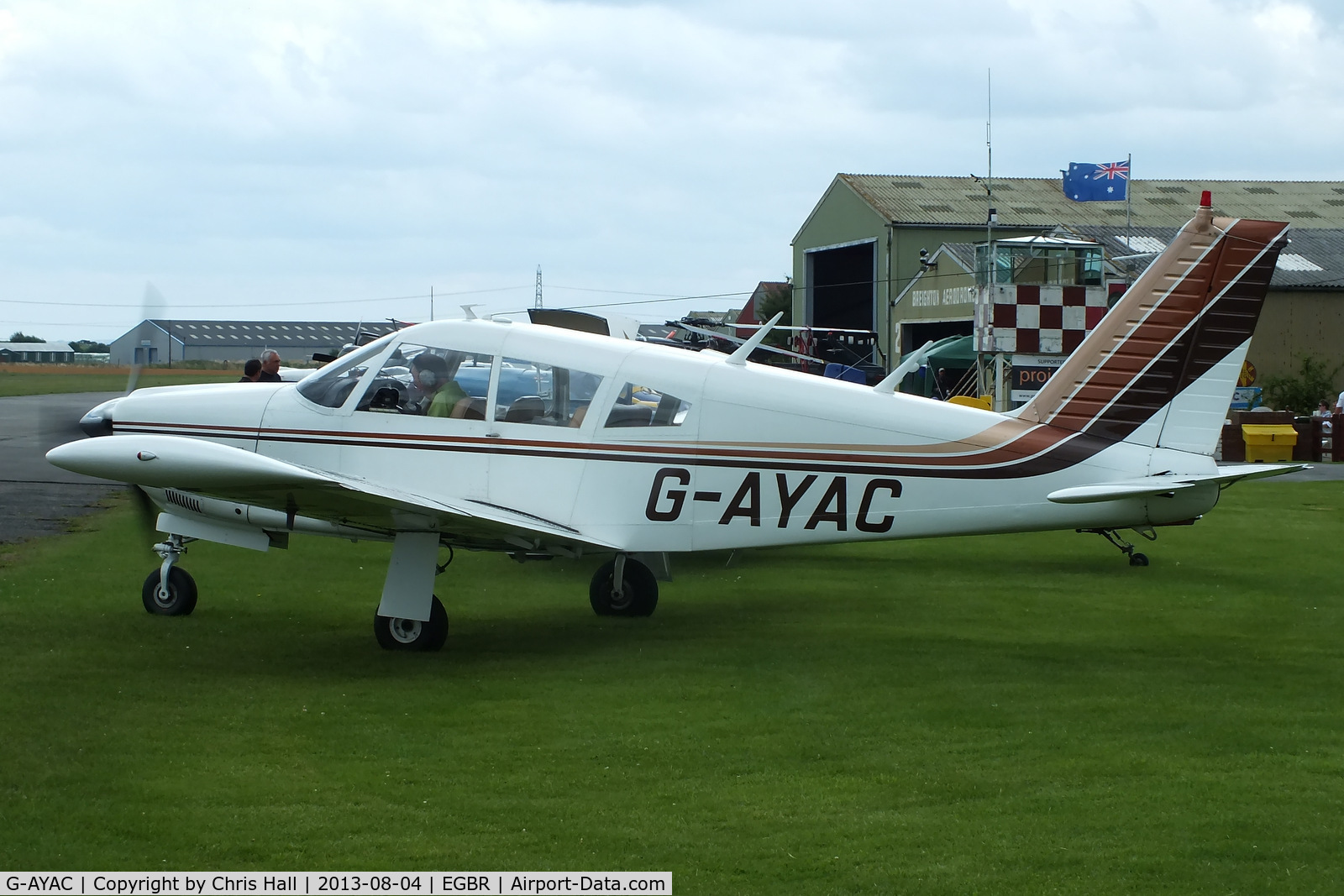 G-AYAC, 1969 Piper PA-28R-200 Cherokee Arrow C/N 28R-35606, at Breighton's Summer Fly-in
