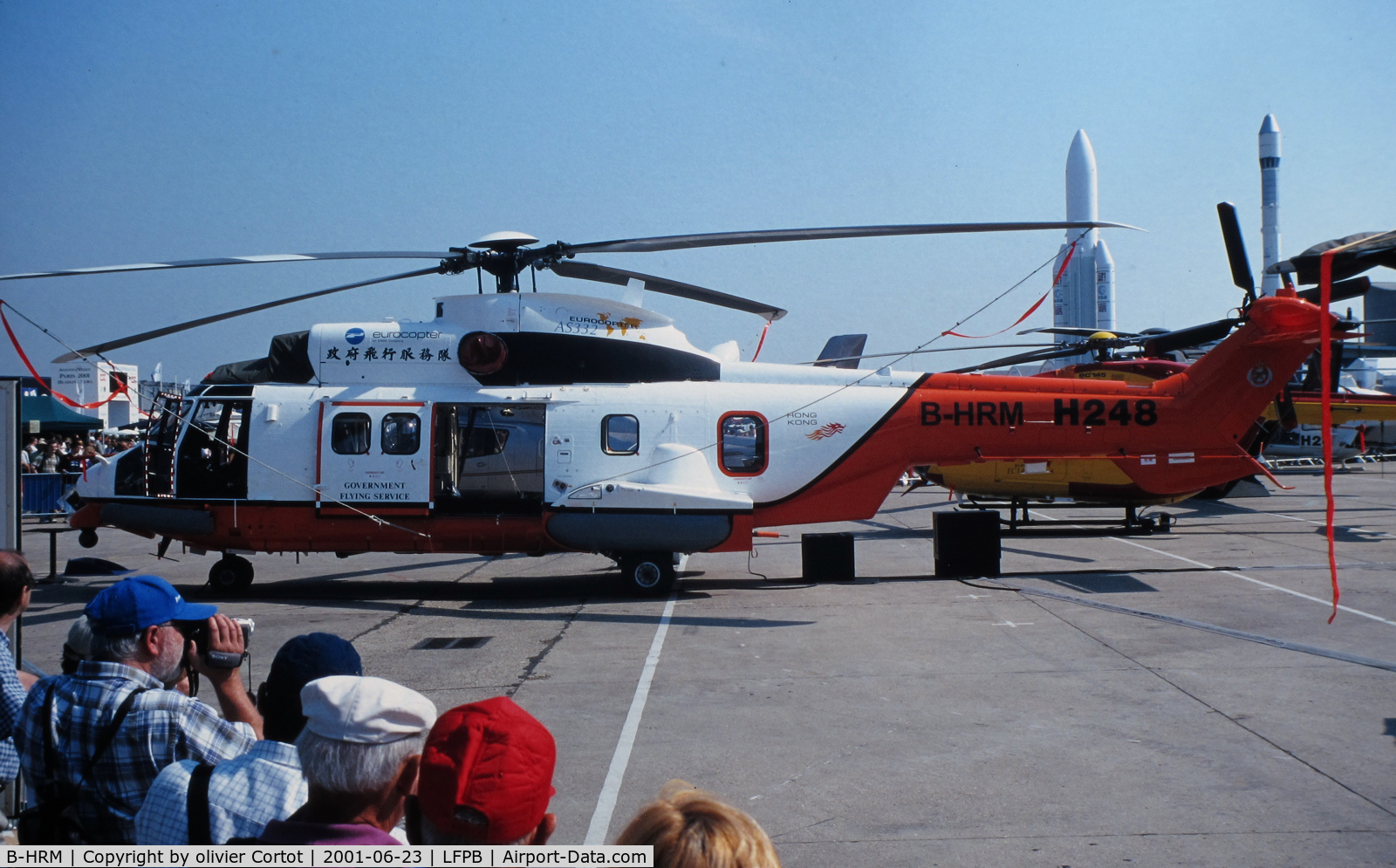 B-HRM, Eurocopter AS-332L-2 Super Puma C/N 2543, Bourget 2001
