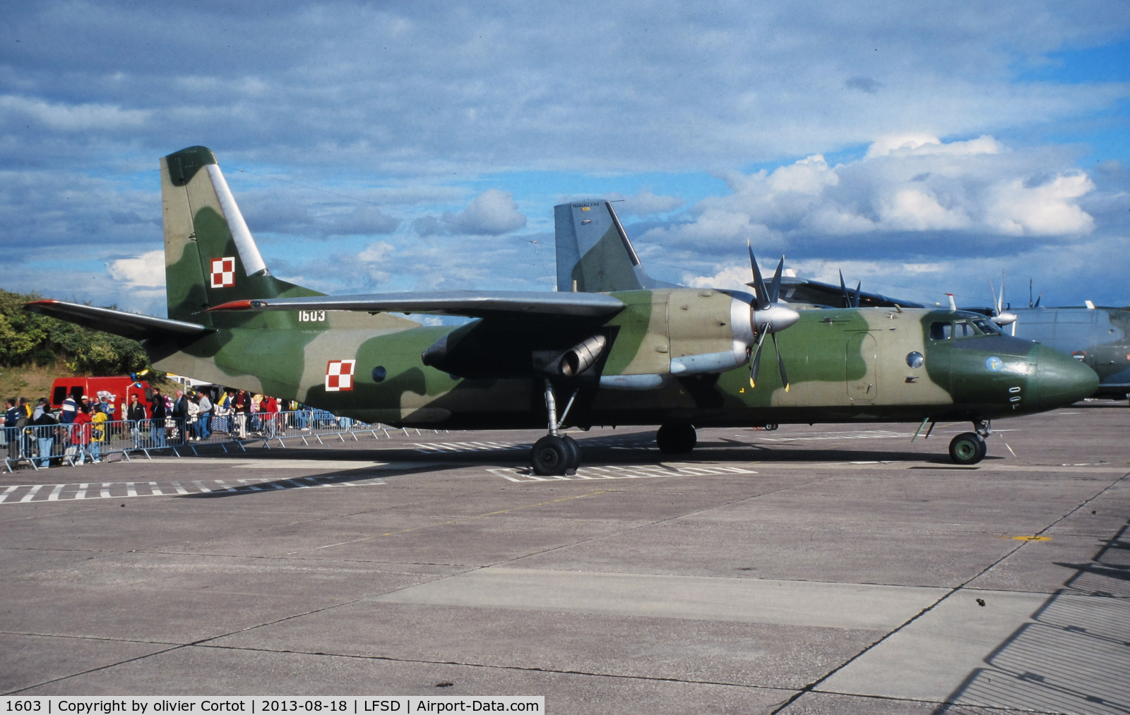 1603, 1973 Antonov An-26 C/N 1603, Dijon airshow 2000